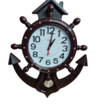 Anchor Shaped Wall Clock with Pendulum - Image 3