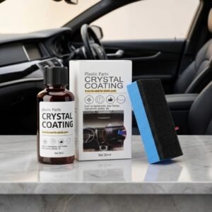 Plastic Parts Crystal Coating (গাড়ির বিবর্ণ প্লাস্টিককে নতুনের মতো করুন)